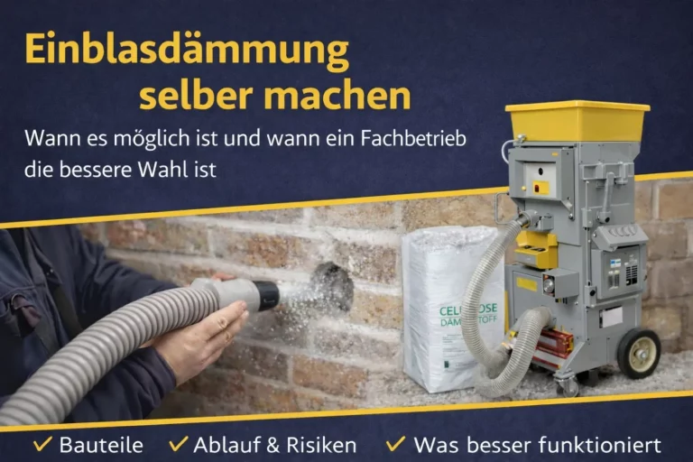 Einblasdämmung selber machen