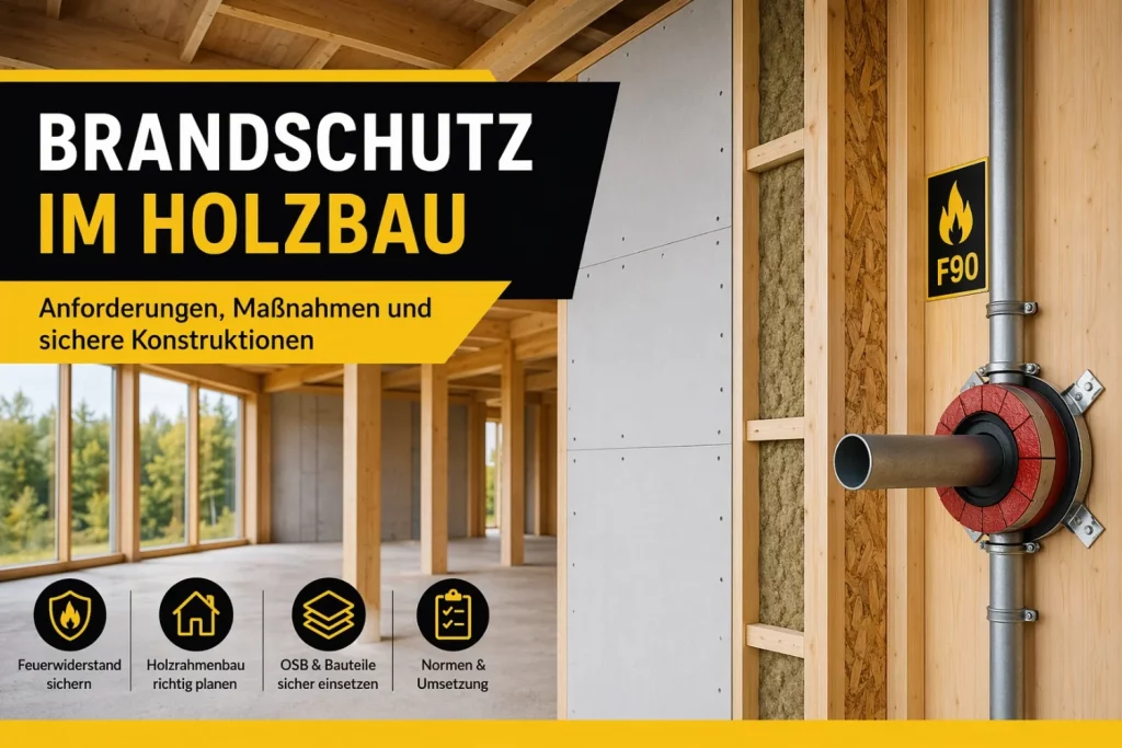 Brandschutz im Holzbau – warum moderne Holzkonstruktionen heute als sicher gelten